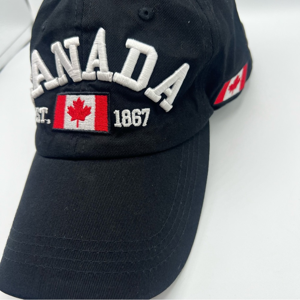 Black Canada Baseball Cap
